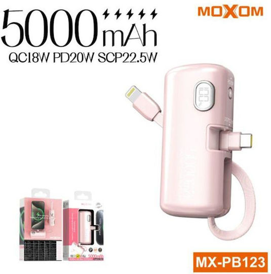 Moxom MX-PB123 Power Bank 5000mAh Розов