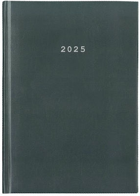 Next Diary 2025 Basic Daily Bound Gray 17x25cm