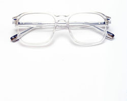 Woodys Barcelona Transparent Herren Acetat Brillengestell Woodys Barcelona Transparent Herren Acetat Brillengestell