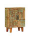 Sideboard made of Solid Wood Colorful 55x30x75cm