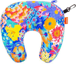 Pylones Travel Pillow Polyester Multicolour Bouquet