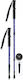 Martinez Albainox Compact Aluminum Trekking Pole with 3 Sections Blue 318gr