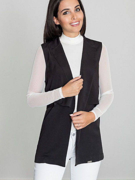 Figl Long Women's Vest Black