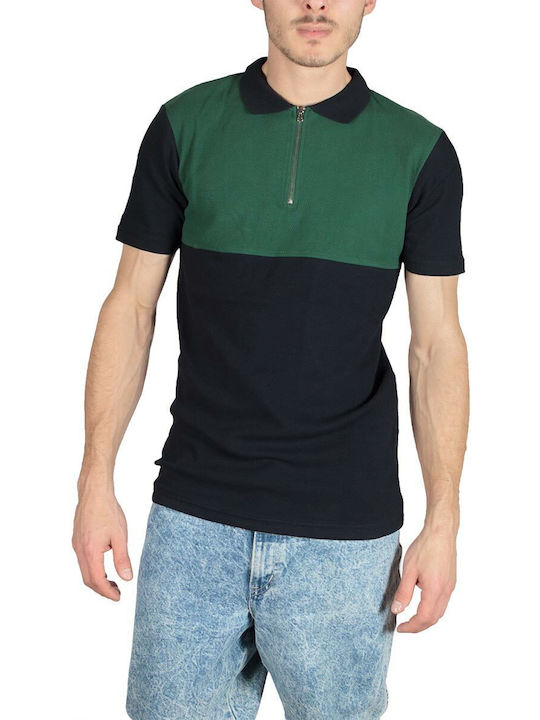 Short Sleeve Polo Shirt Dark Blue