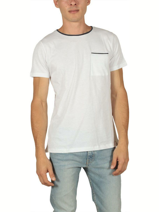 French Kick Men's Short Sleeve T-shirt White