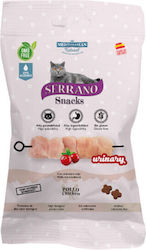 Mediterranean Natural Serrano Snack-Leckereien mit Huhn / Ton / Türkei / Reis / Kartoffeln / Lachs für Katze 50gr