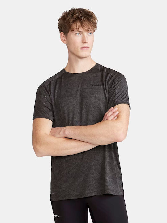 Craft Sportliche Herrenbluse Kurzarm Schwarz