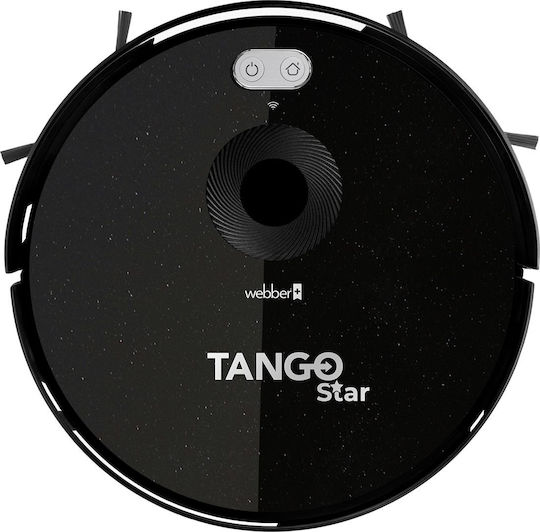 Webber TanGo Star Σκούπα Ρομπότ με Χαρτογράφηση Laser & Απορρόφηση 2700Pa Μαύρη