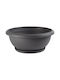Miltoplast Pot Plastic Charcoal 30x30cm.