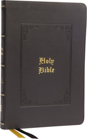 Kjv Holy Bible: Large Print Thinline, Black Leathersoft, Red Letter, Comfort Print: King James Version
