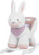 Kikka Boo Bunny Κουνιστό Παιχνίδι για 12+ μηνών για Βάρος έως 30kg Λευκό