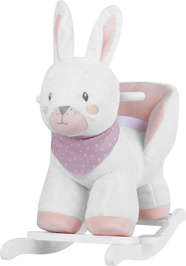 Kikka Boo Bunny Κουνιστό Παιχνίδι για 12+ μηνών για Βάρος έως 30kg Λευκό