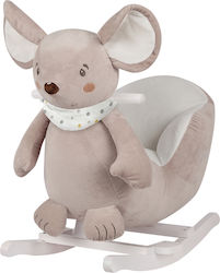 Kikka Boo Mouse Κουνιστό Παιχνίδι Mouse για 12+ μηνών για Βάρος έως 30kg Μπεζ