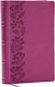 Nkjv Personal Size Large Print Bible With 43,000 Cross References, Pink Leathersoft, Red Letter, Comfort Print (thumb Indexed)