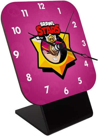 Koupakoupa Wooden Desktop Clock Brawl Stars Fang