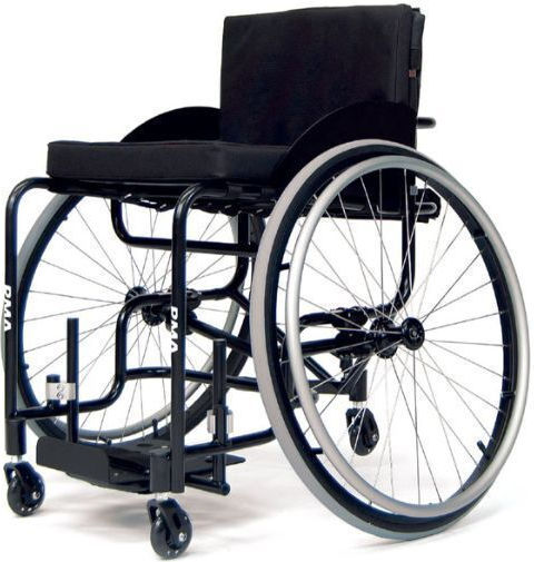 Roma Medical Инвалидна Количка 24" 01-DAN/24/ST/14 Черна