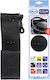 Alca Car Steering Wheel Cover Cover Tailored with Diameter 39cm Leather Black