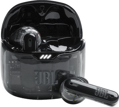 JBL Tune Flex TWS Earbud Bluetooth Handsfree Headphone Sweat Resistant and Charging Case Ghost Black