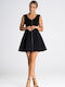 Figl Mini Evening Dress Black