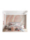 Wall Wallpaper Pink 150x100cm