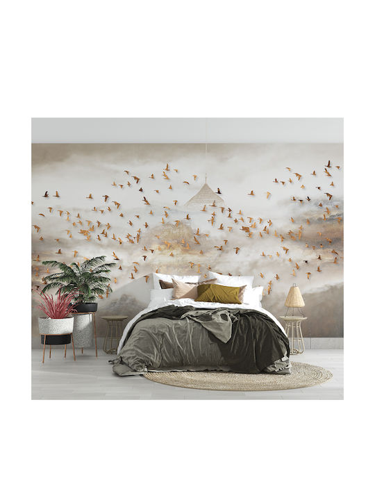 Wall Wallpaper Beige 360x280cm