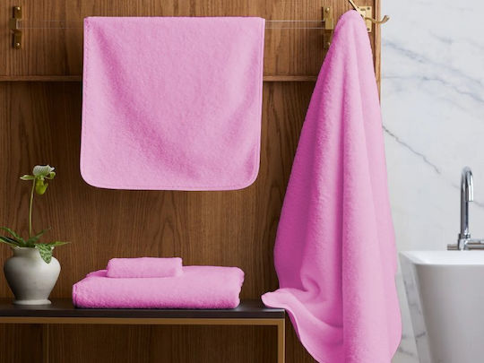 Set De 3 Buc Prosoape De Baie Fucsia Greutate 420gr/m²
