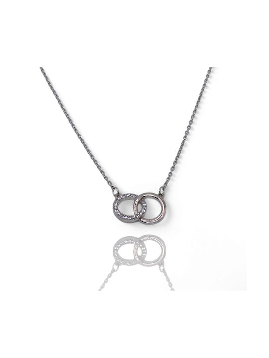 Necklace from Silver with Zircon