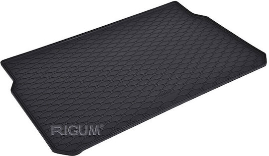 Rigum Kofferraummatten 1Stück aus Gummi für Citroen C3 2017-2020 Schwarz