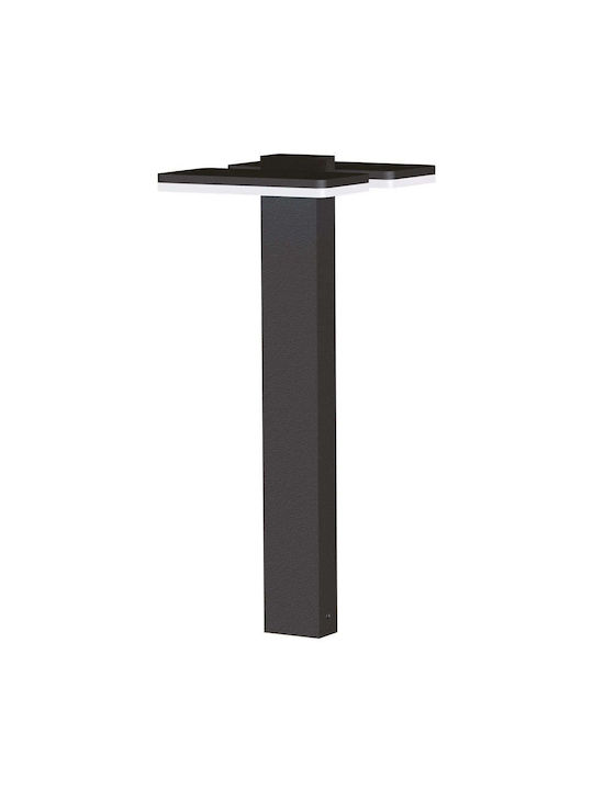 Bot Lighting Bot Lighting Outdoor Floor Lamp Small Post with Natural White Light Black