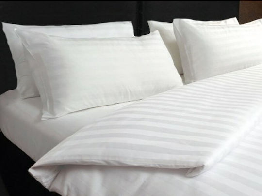 Cearșaf de Hotel Alb Extra Mare 250x280cm 1buc