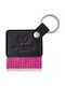 Paolo Peruzzi Keychain Leather Pink