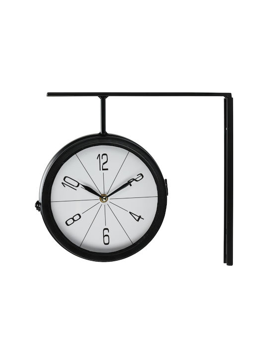 Koopman Antikes Wanduhr Metallisch Bronze 30x9cm