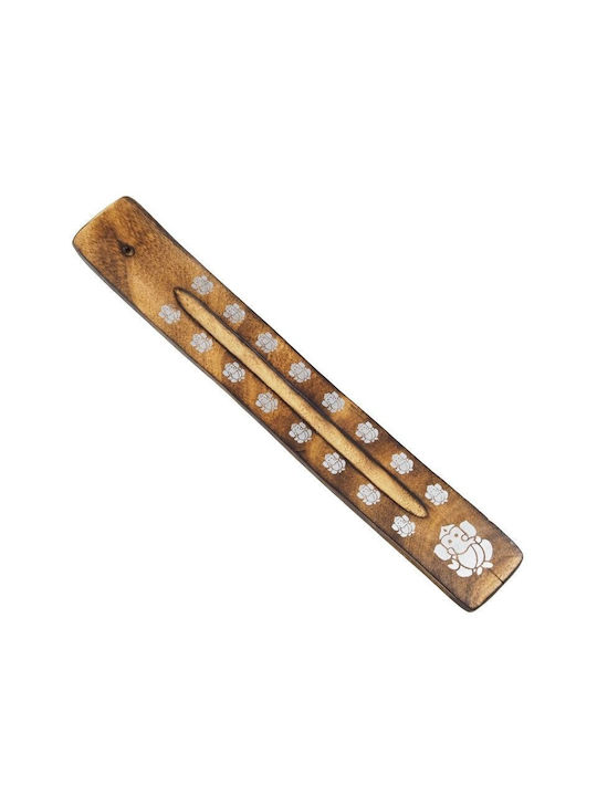 Ξύλινη Βάση Καύσης Αρωματικά Στικ Ganesha Incense Holder 26cm