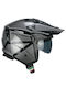 CGM Rush Race 155S Black Graphite Motorradhelm Jet ECE 22.06 1150gr mit Sonnenblende