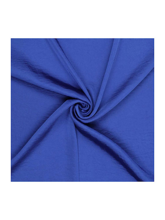 Stoff Satin 100x145cm Blau