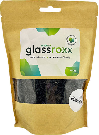 GlassRoxx Terrazzo Effect Bastelartikel 750gr in Schwarz Farbe Tiefschwarz
