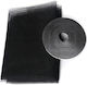 Door Mosquito Net with Velcro with Magnetic Clasp Black 150x180cm