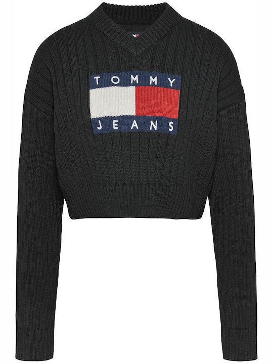 Tommy Hilfiger Γυναικείο Πουλόβερ Μαυρο