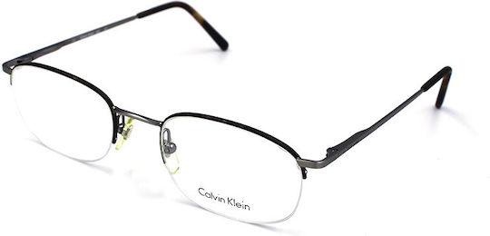 Calvin Klein Ανδρικός Μεταλλικός Σκελετός Γυαλιών Ασημί CK263 567