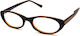 Calvin Klein Weiblich Kunststoff Brillenrahmen Katzenauge Braun CK636S 042
