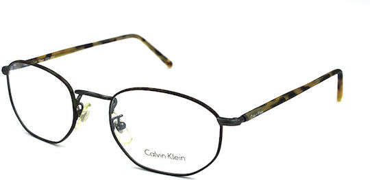 Calvin Klein Metal Eyeglass Frame Brown CK232 537