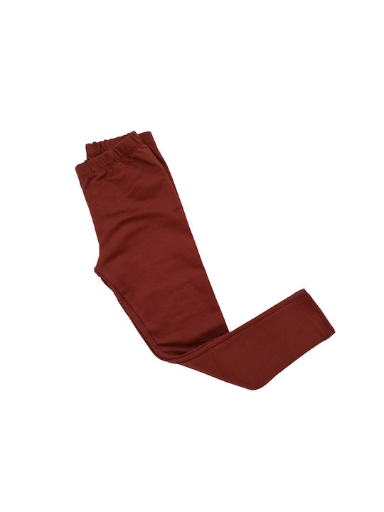 Trax Kinder Leggings Lang Terracotta