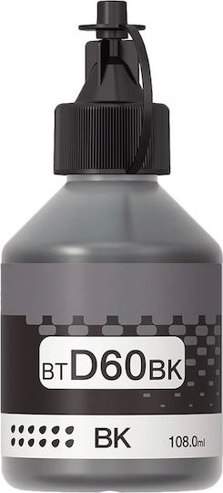 Compatible Inkjet Printer Ink Brother BTD60Bk 145ml Black 1pcs