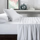 Olia Home Hotel Sheet White Queen Size 220x240cm 1pcs