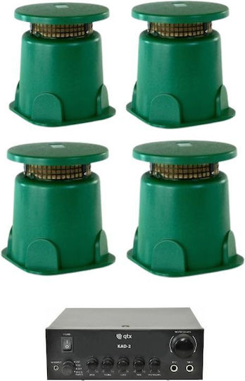 Master Audio Outdoor Garden 4 Набор Високоговорители за инсталации Зелени