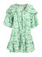 Ble Resort Collection Mini Dress with Ruffle Green