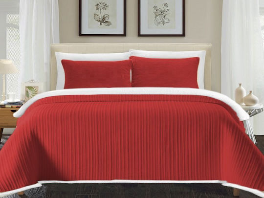 Sherpa Blanket Single 160x220cm Red