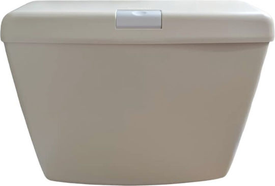Lamaplast Paloma Wall Mounted Plastic Rectangular High Pressure Beige Toilet Flush