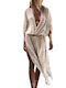 Chicret Women's Kimono Beachwear Beige