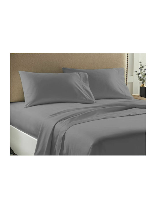Duvet Cover Queen 220x240 Economy Grey
